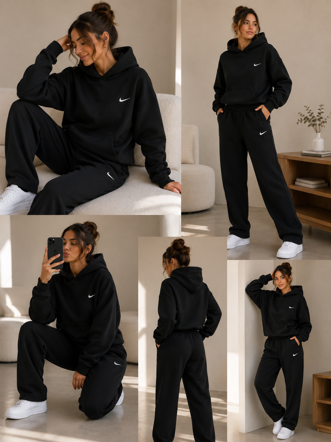 Conjunto Basic Oversize Nike Ref. A01 Dama