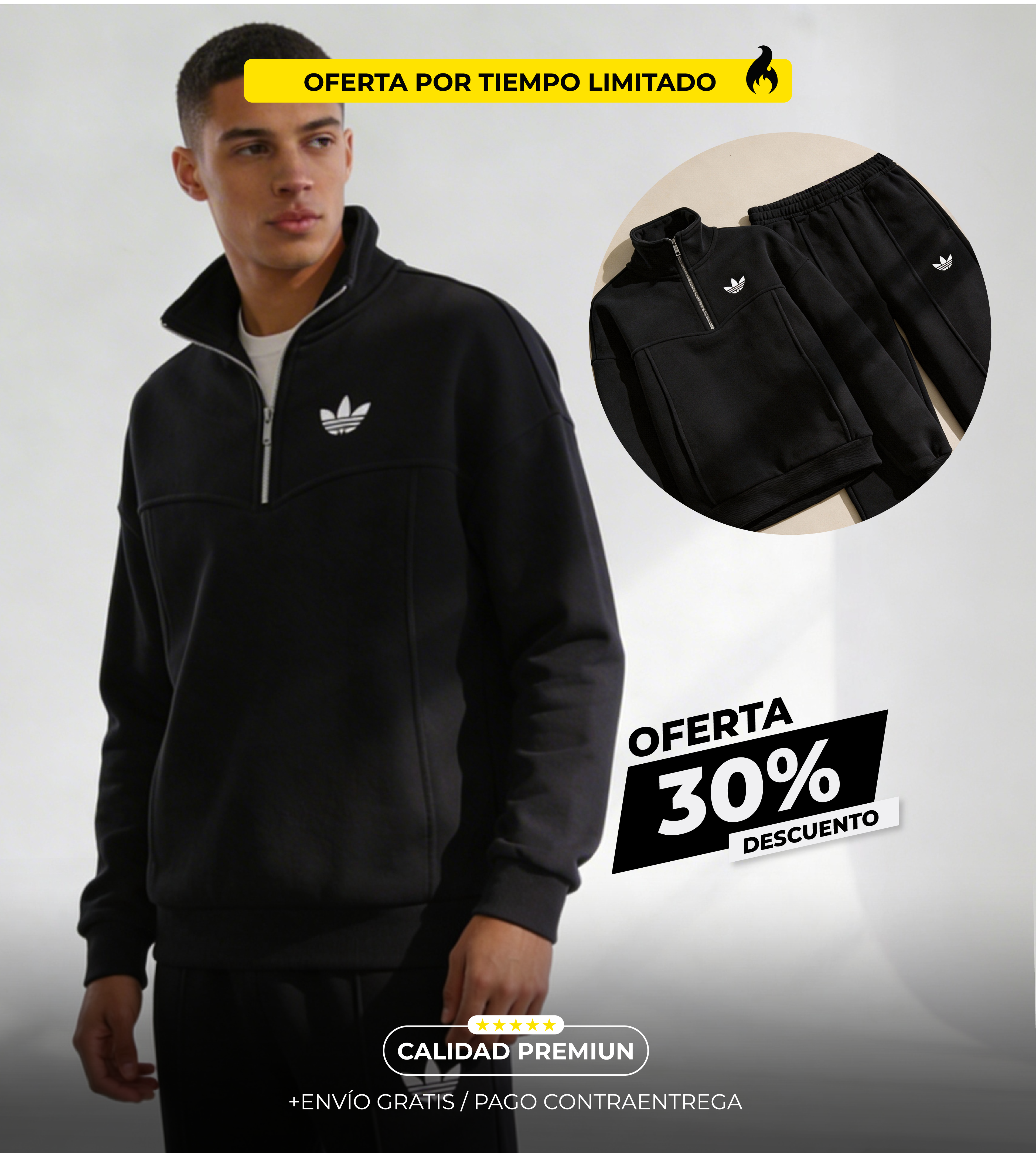Conjunto Deportivo Adidas Premium para Hombre