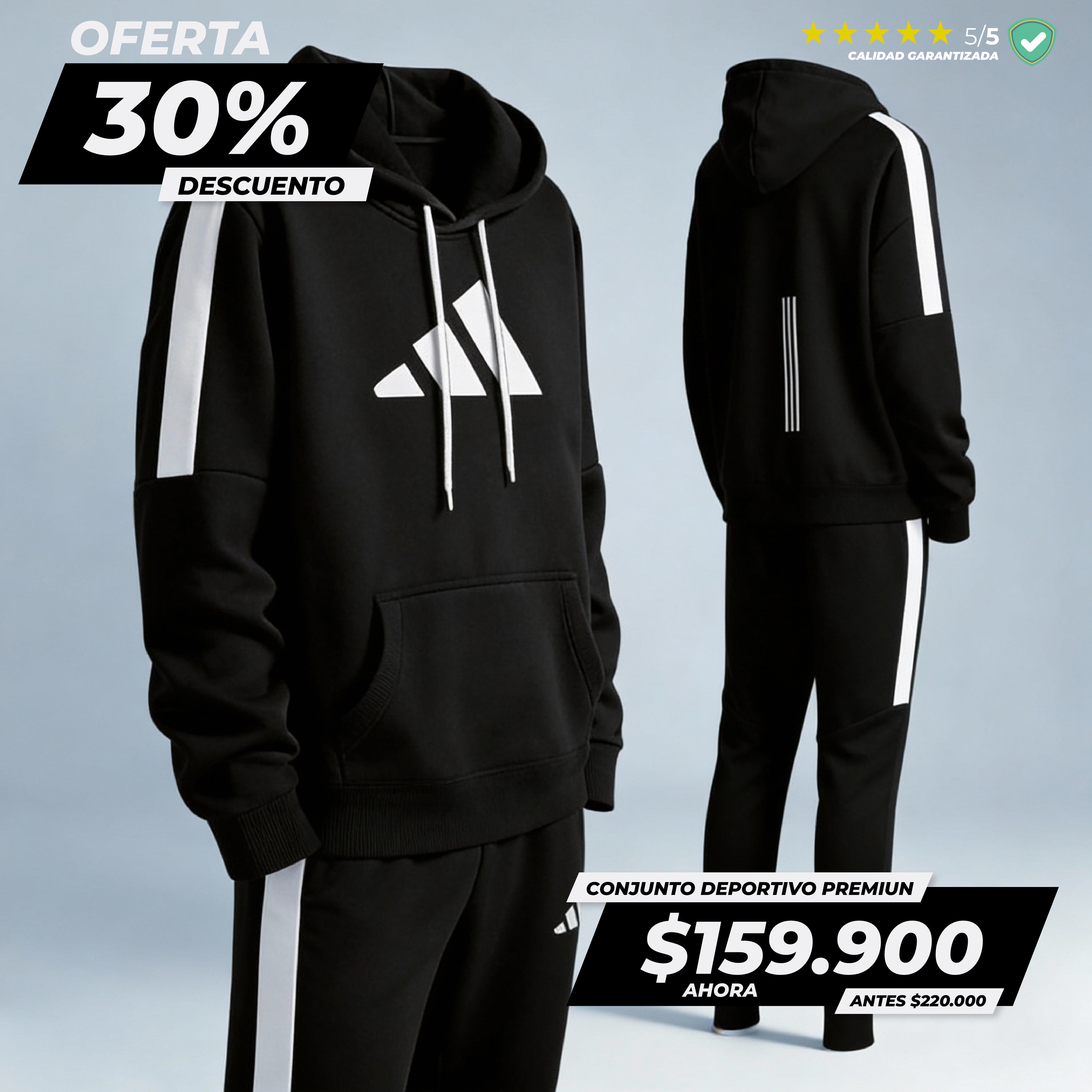 Adidas Classic Pro™ | Conjunto Deportivo Premium