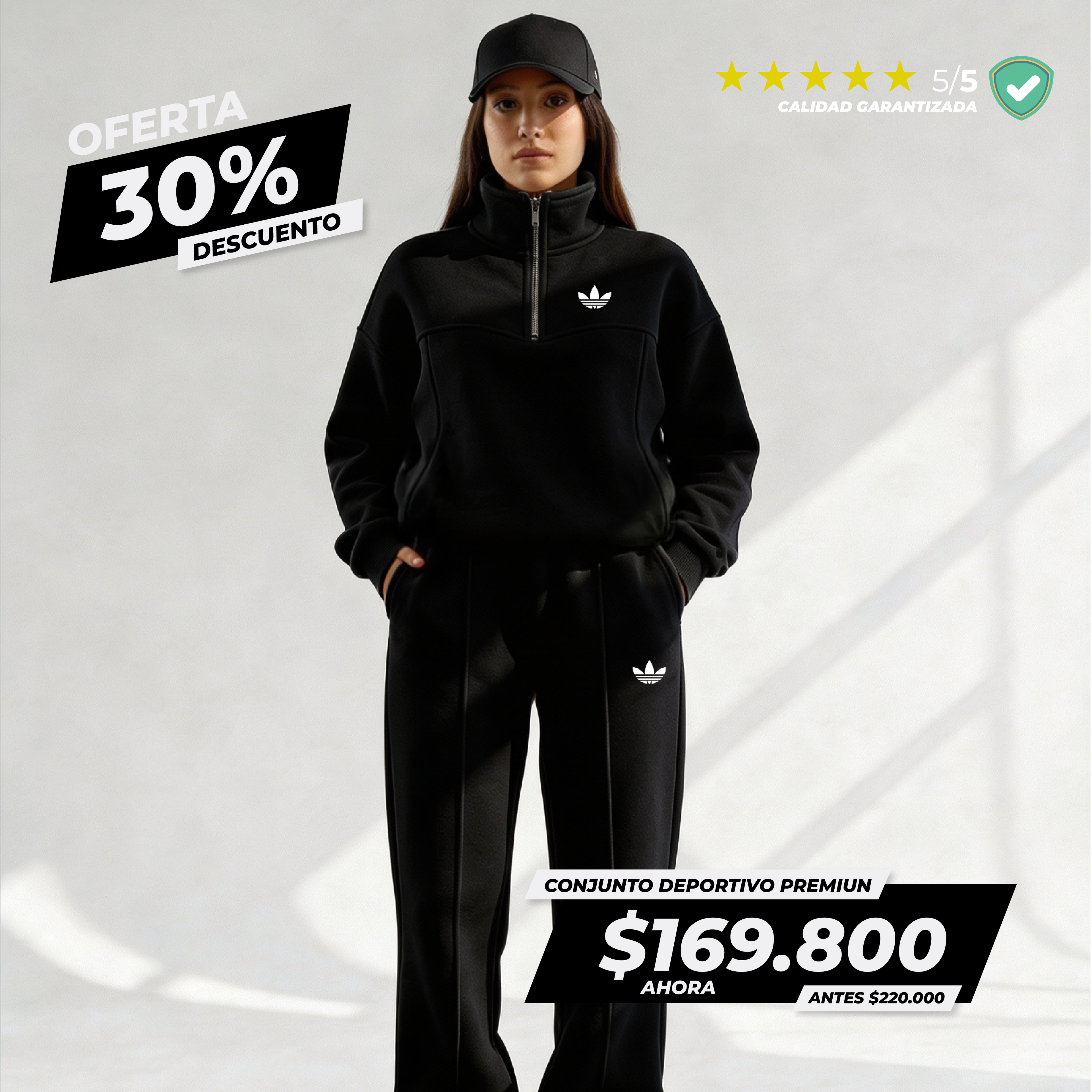 Adidas Mujer | Conjunto Deportivo Premium