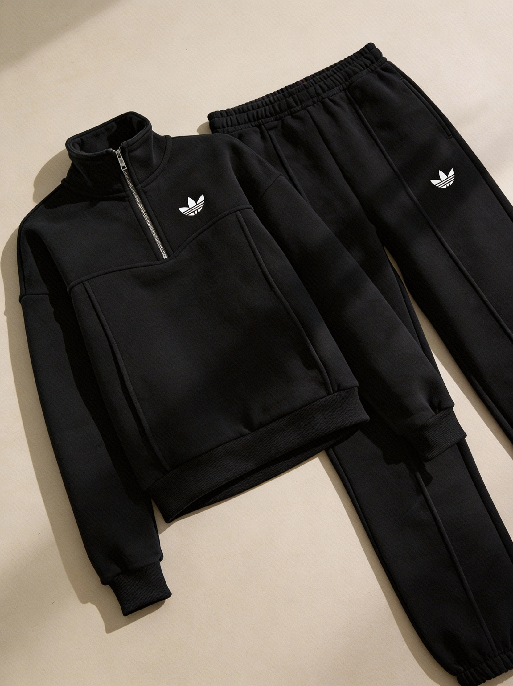 Conjunto adidas Mujer Oversize Negro – Hoodie & Jogger
