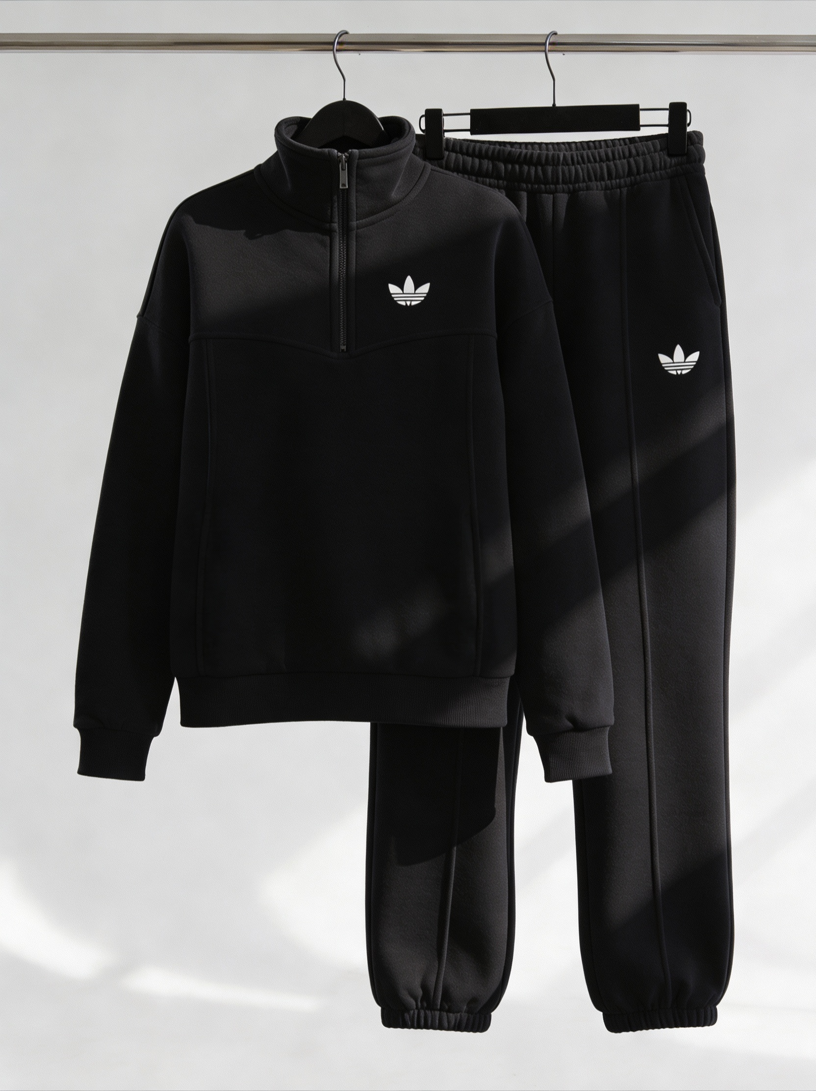 Conjunto adidas Mujer Oversize Negro – Hoodie & Jogger